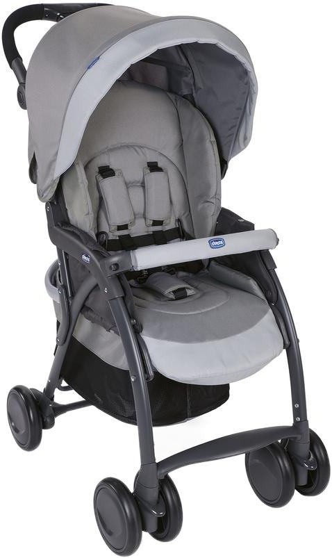 

Коляска прогулочная «книга» Chicco Simplicity Plus Top (серый)