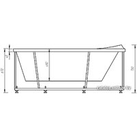 Ванна Aquatek Таурус 170x100R