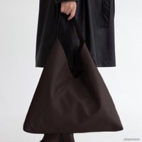 Сумка шоппер MT.style Треугольник (коричневый)