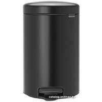 Мусорное ведро Brabantia Pedal Bin NewIcon 12 л (черный матовый)