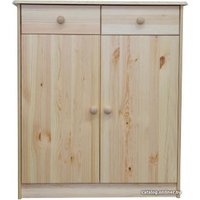 Комод Диприз Ром 2 двери 2 ящика Д 1349.2 (бесцветный лак)