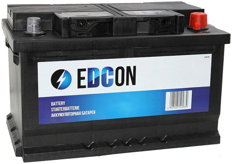 

Автомобильный аккумулятор EDCON DC80740R1 (80 А·ч)