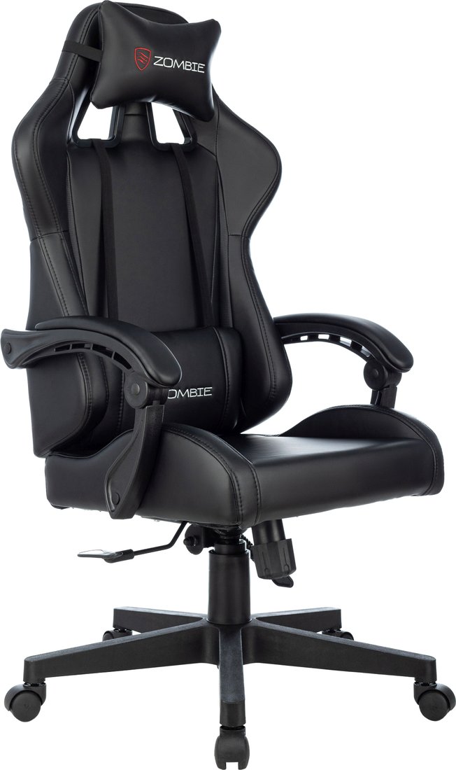 

Игровое (геймерское) кресло Бюрократ Zombie Game Tetra (черный/карбон)