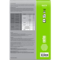 Фотобумага CACTUS Матовая A4 180 г/м2 50 листов CS-MA418050