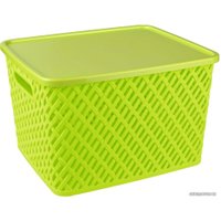 Корзина Альтернатива Плетенка М3591 (салатовый)
