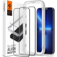 Защитное стекло Spigen ALM Glas FC для iPhone 13 Pro Max AGL03377 (2шт)