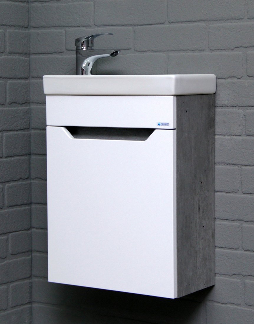 

Айсберг Тумба под умывальник Енисей 40 Мечта без ящика подвесная (бетон)