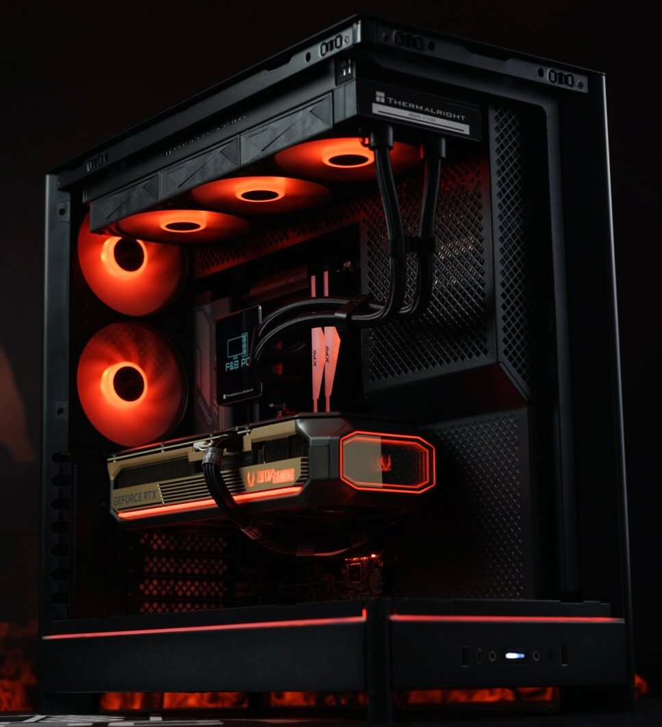 Компьютер ООО ФэндБиГрупп RTX 5090, Ryzen 9-9950X3D, 64GB DDR5, 2TB PCI 5.0 (черный)