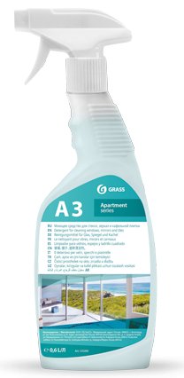

Средство для стекла и зеркал Grass Apartament Series А3 0.6 л