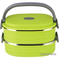Термос для еды BEKKER BK-4362 2x0.9л (зеленый)