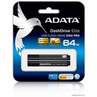 USB Flash ADATA S102 Pro Advanced 64GB Titanium Grey (AS102P-64G-RGY)