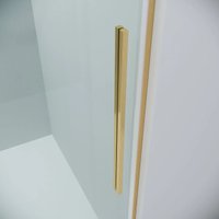 Душевая дверь Grossman Galaxy 100x195 100.K33.01.100.32.00 (золото сатин/стекло прозрачное)