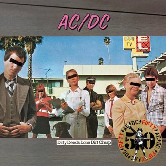 Виниловая пластинка AC/DC ‎- Dirty Deeds Done Dirt Cheap (50th Anniversary, Limited Edition, золотистый винил)