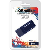 USB Flash OltraMax 240 16GB (синий) [OM-16GB-240-Blue]