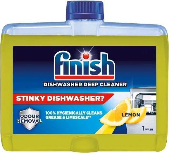 

Очиститель для посудомоечной машины Finish Dishwasher Cleaner Lemon (250 мл)
