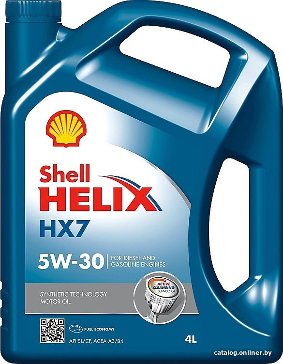 Моторное масло Shell Helix HX7 5W-30 4л