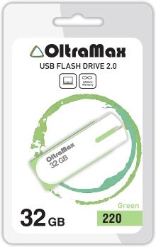 USB Flash OltraMax 220 32GB (зеленый) [OM-32GB-220-Green]