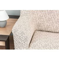 Пледы, покрывала Софатэкс Комфорт Стандарт Венеция без оборки 01049 (ваниль)