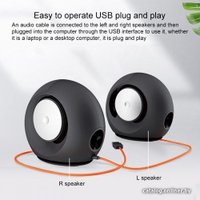 Акустика JBL Pebbles Mini BT2 (белый/оранжевый)