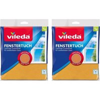 Салфетка хозяйственная Vileda Fenstertuch 162401 2 уп (оранжевый)