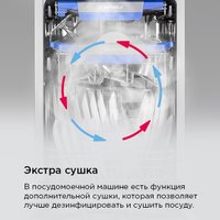 Встраиваемая посудомоечная машина MAUNFELD MLP45230 Light Beam Wi-Fi