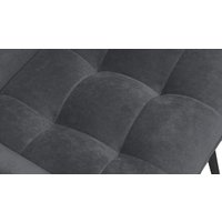 Стул Трия Шато конус Т2 (черный муар/велюр темно-серый)