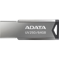 USB Flash ADATA UV250 64GB (серебристый)
