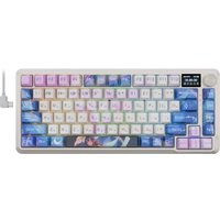 Клавиатура Redragon Flekact Pro (белый/сиреневый/синий)