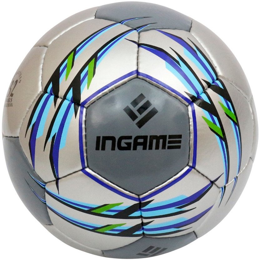 

Футбольный мяч Ingame Match IFB-112 (5 размер, серый)