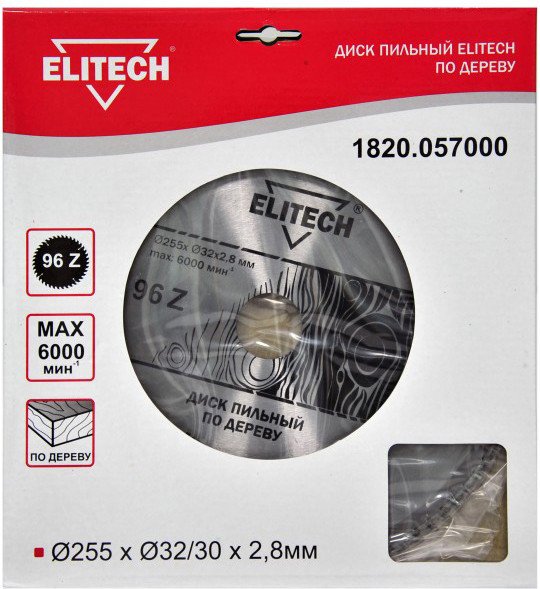 

Пильный диск ELITECH 1820.057000