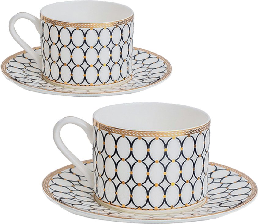 

Чашка с блюдцем Mandarin Decor Версаль DS14F14306-250-2W