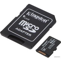 Карта памяти Kingston Industrial microSDXC SDCIT2/64GB 64GB (с адаптером)