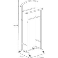 Стойка для одежды ЗМИ Стиль 3 ВНП 300 (черный) в Гродно