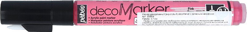 

Маркер художественный PEBEO Acrylic Marker 201309 (розовый)