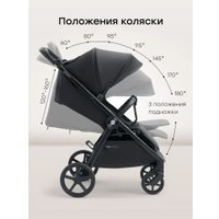 Коляска прогулочная «книга» Happy Baby Sensa (black)