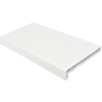 Подоконник VPL Премиум с заглушкой 450x1600 (сатин белый)