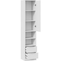 Шкаф-пенал Трия Марли комбинированный (белый)