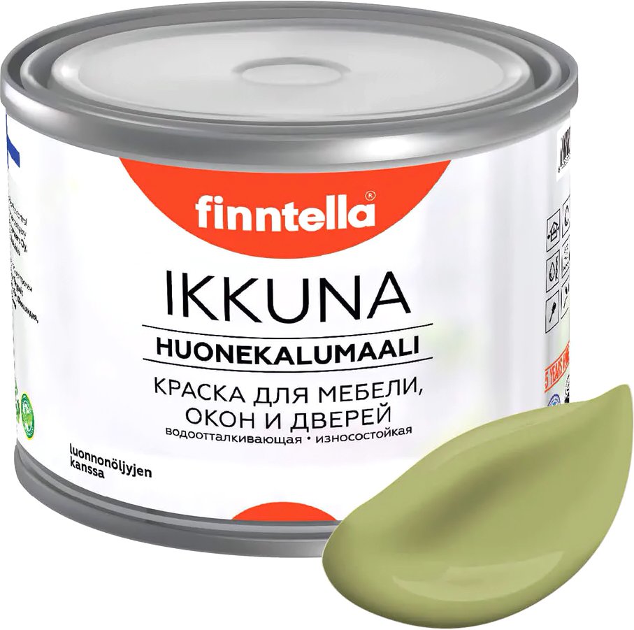 

Краска Finntella Ikkuna Metsa F-34-1-9-FL032 9 л (зеленый)