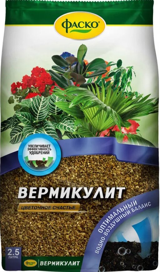 

Удобрение Фаско Вермикулит Цветочное счастье 2.5 л