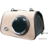 Сумка-переноска For Friends Modern Style с иллюминатором (M, серый)