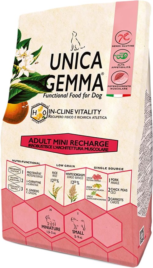 

Сухой корм для собак Unica Gemma Adult Mini Recharge 800 г