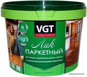 Лак VGT Акриловый паркетный 0.9 кг (полуматовый)