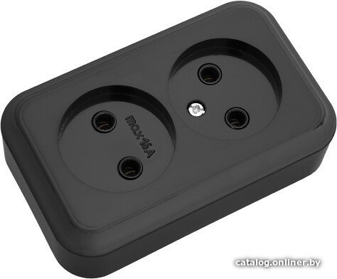 Розетка Bylectrica РА16-260 (черный)