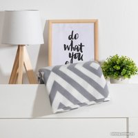 Плед Экономь и Я Ромбы серые 7548474 (150x130, серый)