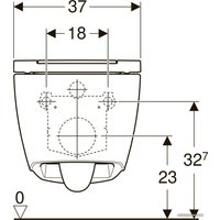Унитаз подвесной Geberit One 500.202.01.1