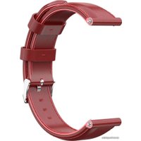 Ремешок Rumi кожаный Slim 16 мм (красный)