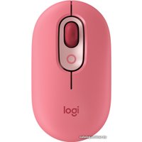 Мышь Logitech Pop Mouse (розовый/бордовый)