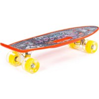Скейтборд Полесье 89588 59 см (красный/желтый)