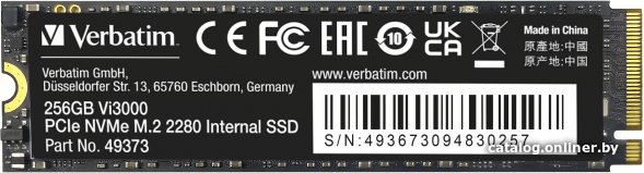 SSD Verbatim Vi3000 256GB 49373