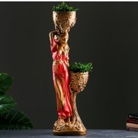 Кашпо Хорошие сувениры Девушка с двумя кашпо 3739356